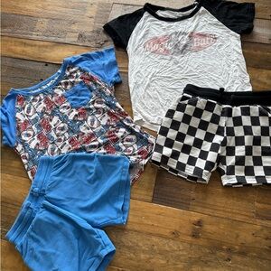 Kids Graphic T-Shirts and Shorts Set 4T